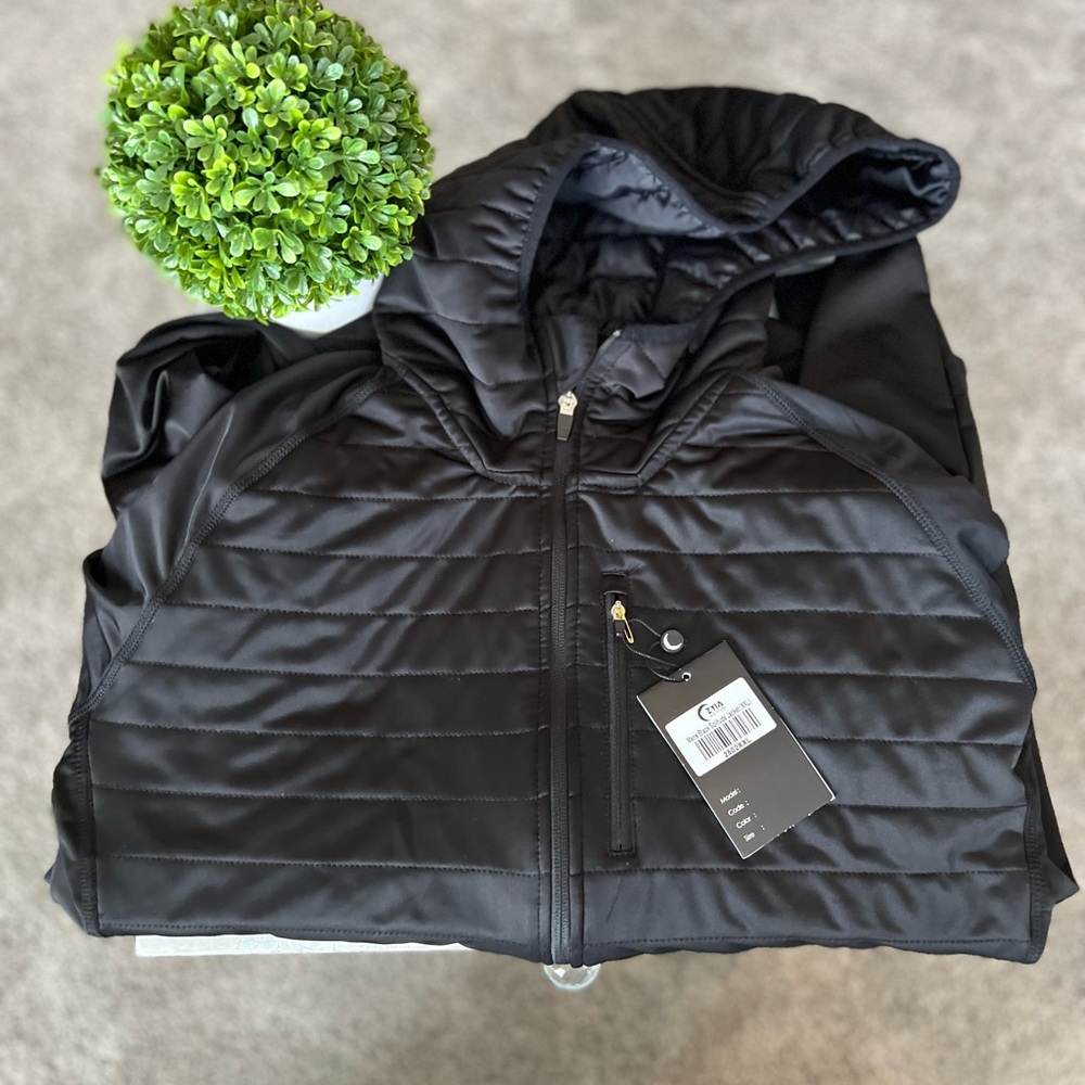 ZYIA Men’s solitude black jacket. Size XXL